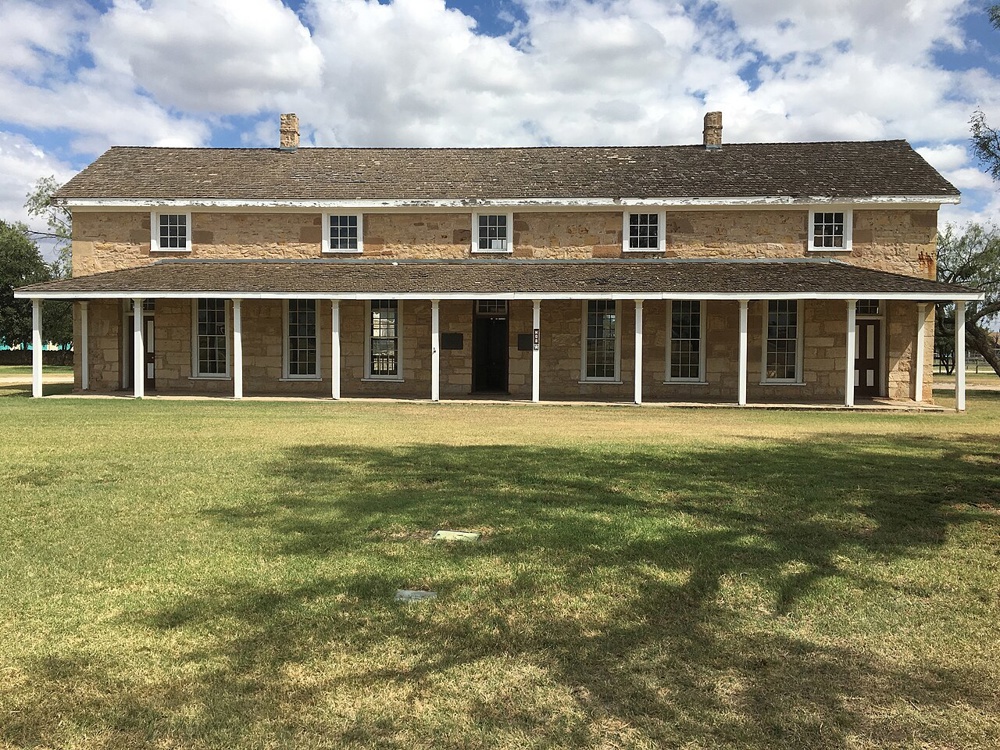 The Headquarters building of Fort Concho, in San Angelo, Texas