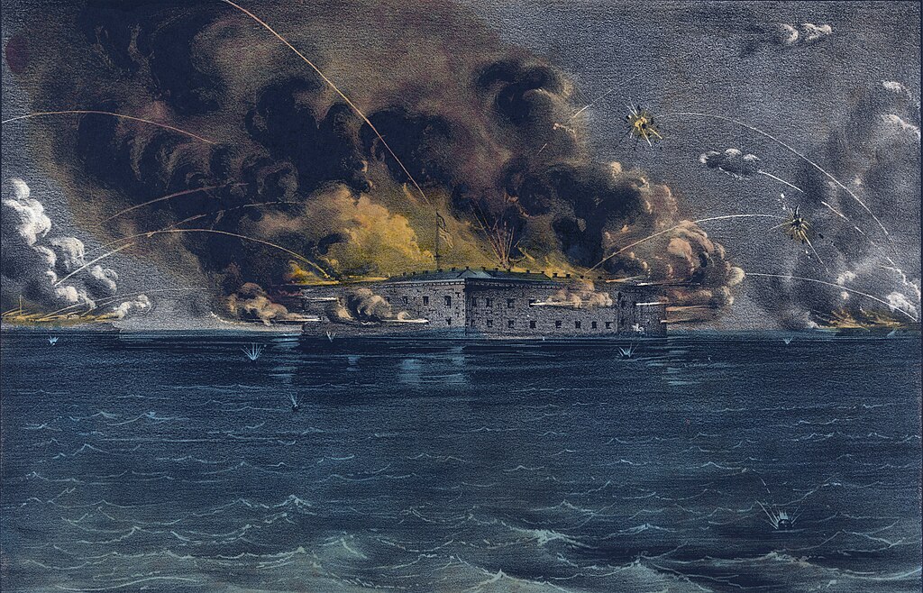 Attack against Fort Sumter – 1861